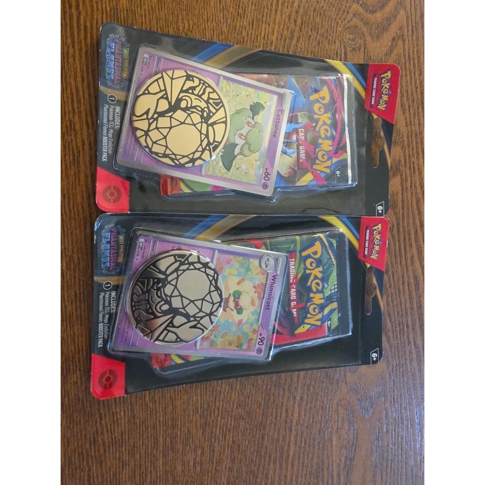 Pokémon TCG Mega Evolution Phantasmal Flames Single Pack Blister Set New